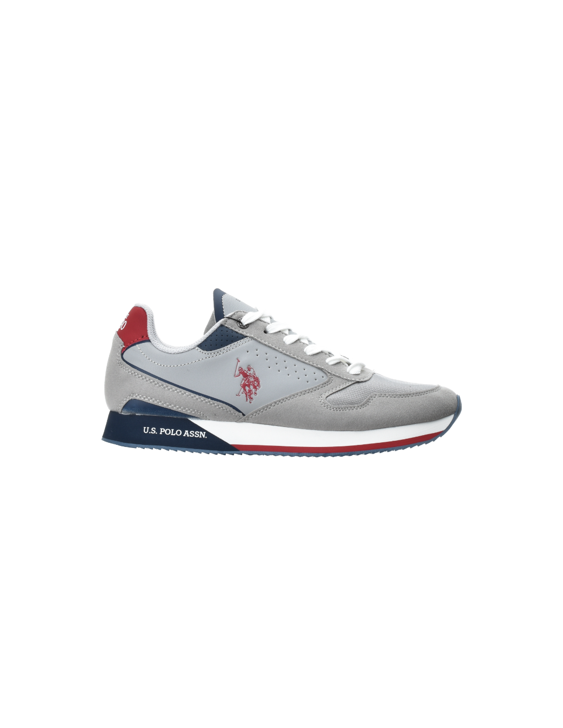 U.S. Polo Assn. NOBIL003M-2HY2 Ανδρικά Sneakers Γκρι41