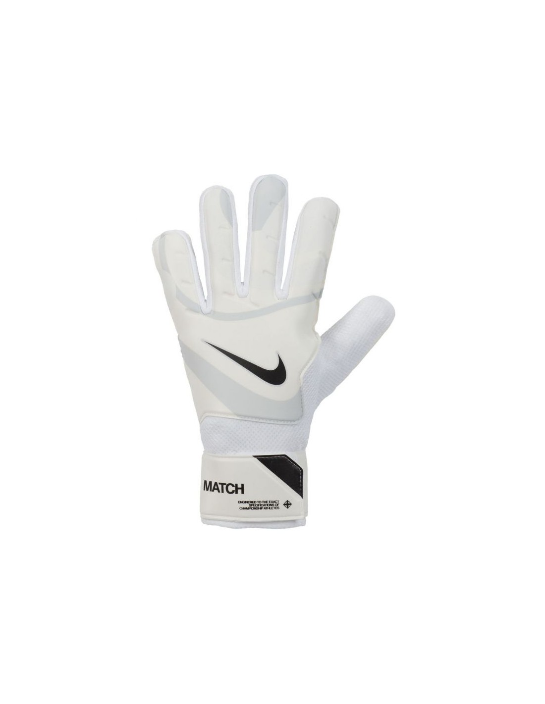 Nike Match FJ4862-100 Γάντια Τερματοφύλακα Ενηλίκων Λευκά8